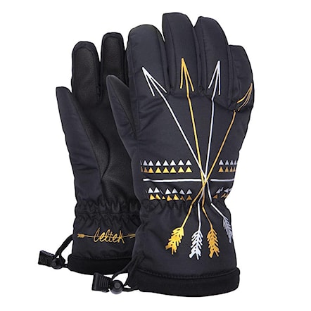 Snowboard Gloves Celtek Loved By A Glove golden arrow 2017 - 1