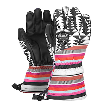 Snowboard Gloves Celtek Maya Overcuff Glove kilim 2017 - 1