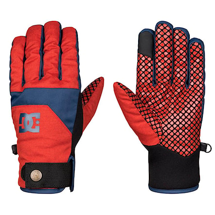 Snowboard Gloves DC Antuco ketchup red 2017 - 1