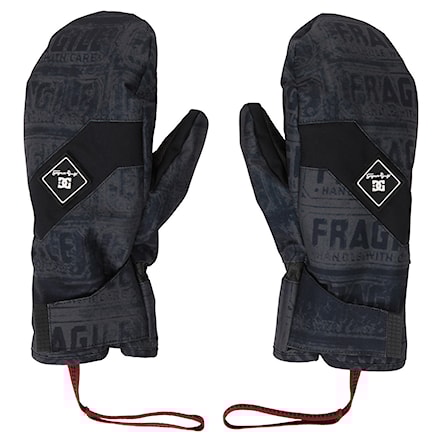 Rukavice na snowboard DC Andy Warhol Franchise Mitt black fragile 2024 - 1