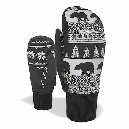 Snowboard Gloves Level Bliss Coral Mitt black/grey 2019 - 1