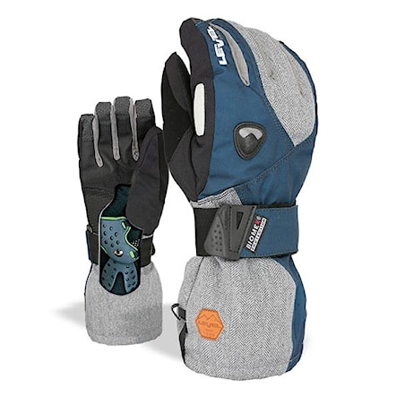 Snowboard Gloves Level Fly blue 2017 - 1