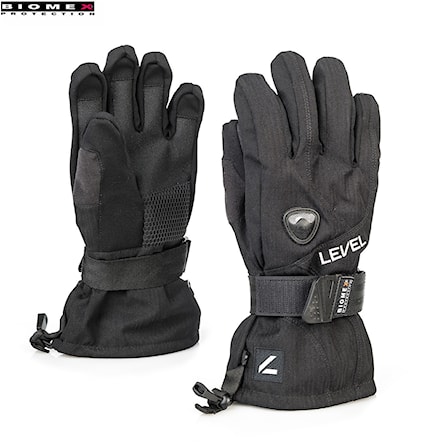 Snowboard Gloves Level Fly Jr black 2024 - 1