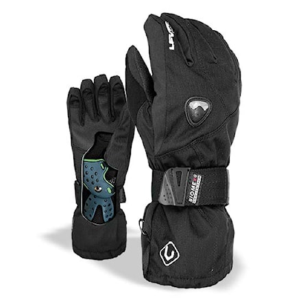 Snowboard Gloves Level Fly Jr black 2017 - 1