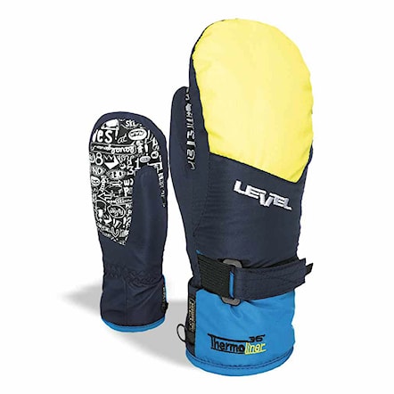 Snowboard Gloves Level Junior Mitt blue 2018 - 1