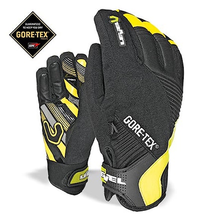 Snowboard Gloves Level Suburban Gore-Tex black/yellow 2017 - 1