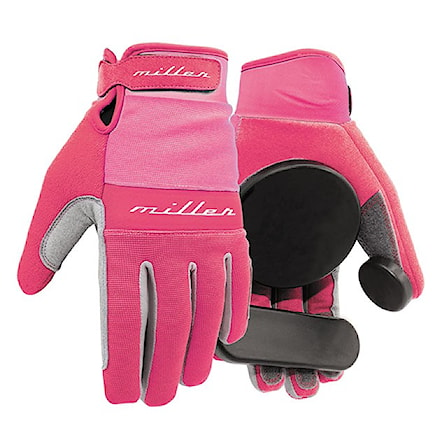 Longboard Gloves Miller Freeride pink 2018 - 1