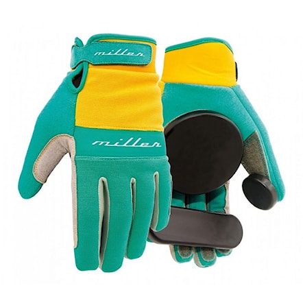 Longboard Gloves Miller Freeride turquoise 2018 - 1