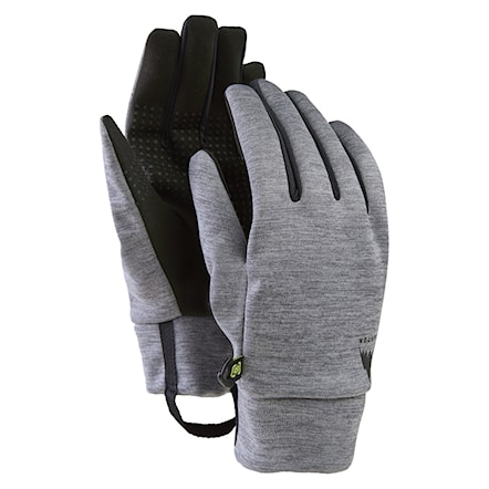 Snowboard Gloves Burton Touch N Go Liner grey heather 2026 - 1