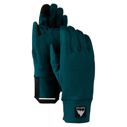 Snowboard Gloves Burton Touchscreen Liner deep emerald 2025 - 1