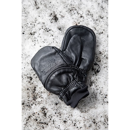 Rukavice na snowboard Deathgrip Ghoul Mitt Leather black 2026 - 3
