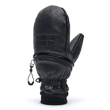Rukavice na snowboard Deathgrip Ghoul Mitt Leather black 2026 - 1