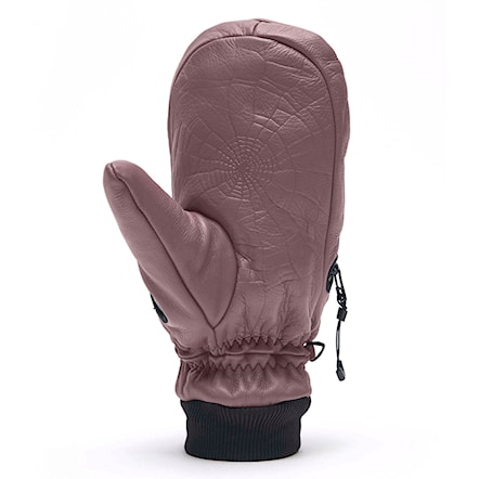 Rukavice na snowboard Deathgrip Ghoul Mitt Leather rose 2026 - 2