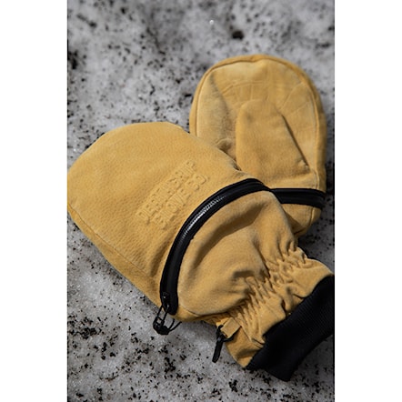 Rukavice na snowboard Deathgrip Ghoul Mitt Leather tan 2026 - 7