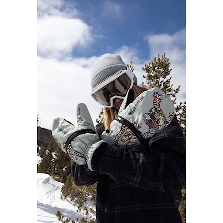 Rukavice na snowboard Deathgrip Ghoul Mitt melodie perault 2026 - 3