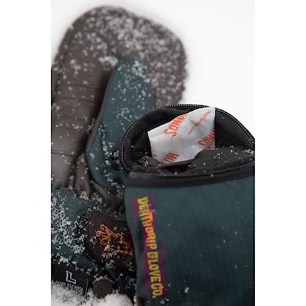 Rękawice snowboardowe Deathgrip Werewolf Mitt Long Cut forest 2026 - 5