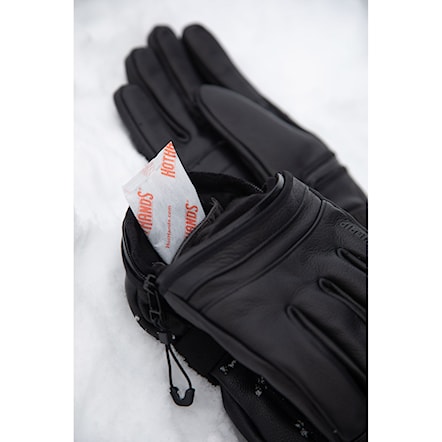 Rękawice snowboardowe Deathgrip Zombie Long Cut black 2026 - 3