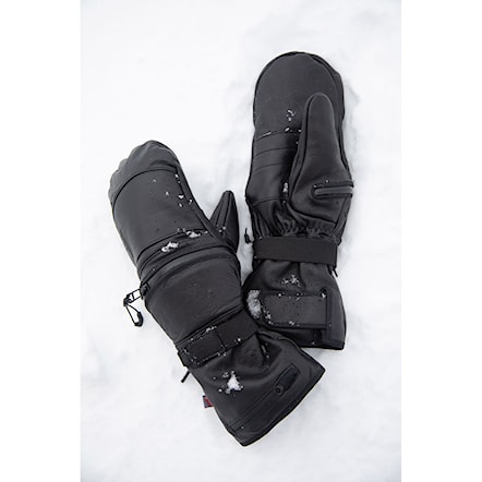 Rękawice snowboardowe Deathgrip Zombie Mitt Long Cut black 2026 - 7