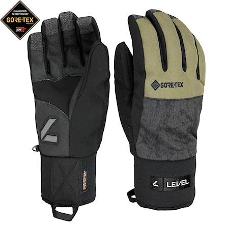 Rukavice na snowboard Level Matrix Gore-Tex olive green 2026 - 1
