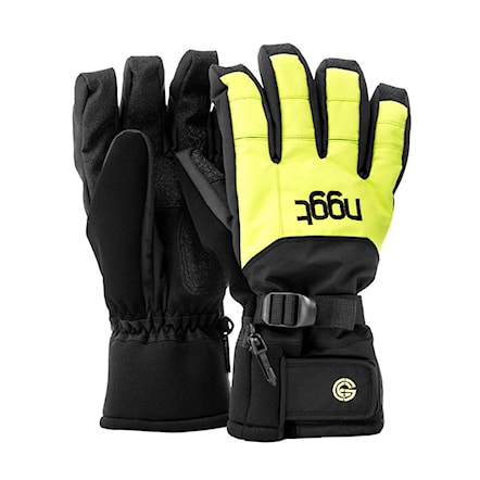 Snowboard Gloves Nugget Concrate 3 safety yellow/black 2018 - 1