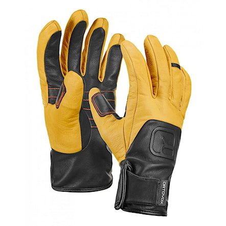 Snowboard Gloves ORTOVOX Pro Leather Glove light brown 2017 - 1