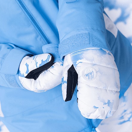 Snowboard Gloves Roxy Flint Creek Mitt azure blue clouds 2024 - 2