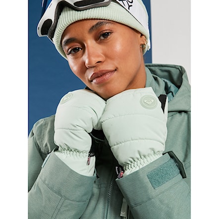Snowboard Gloves Roxy Flint Creek Mitt cameo green 2024 - 9