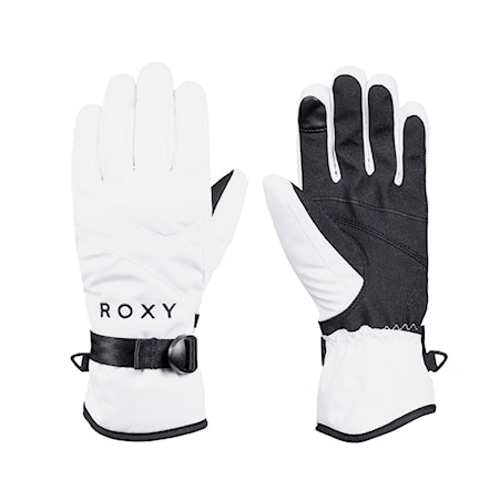 Snowboard Gloves Roxy Jetty Solid bright white 2025 - 1