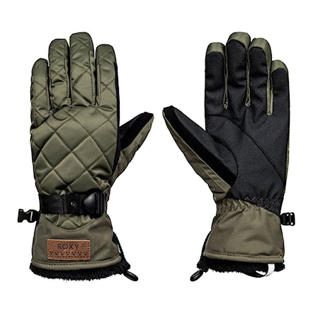 Snowboard Gloves Roxy Merry Go Round dust ivy 2018 - 1