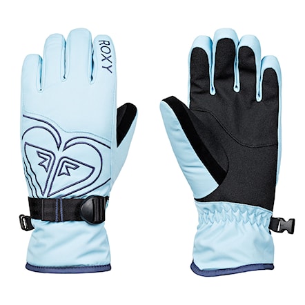 Snowboard Gloves Roxy Poppy Girl powder blue 2019 - 1