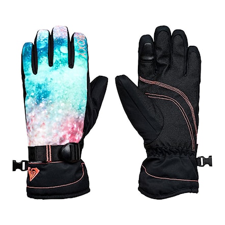 Snowboard Gloves Roxy Roxy Jetty Girl neon grapefruit_solargradient 2018 - 1