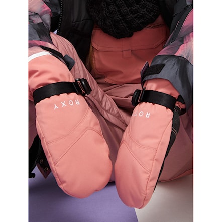 Snowboard Gloves Roxy Jetty Girl Solid Mitt dusty rose 2024 - 4