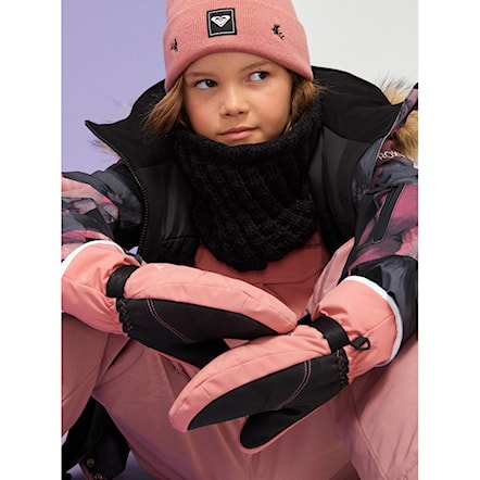 Rukavice na snowboard Roxy Jetty Girl Solid Mitt dusty rose 2024 - 6