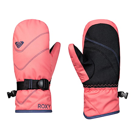 Rękawice snowboardowe Roxy Roxy Jetty Solid Girl Mitt shell pink 2019 - 1