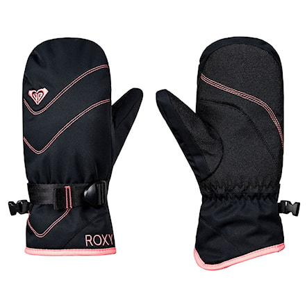 Snowboard Gloves Roxy Roxy Jetty Solid Girl Mitt true black 2019 - 1