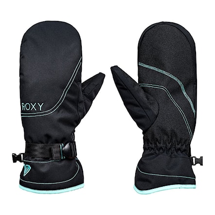 Rękawice snowboardowe Roxy Roxy Jetty Solid Mitt true black 2018 - 1