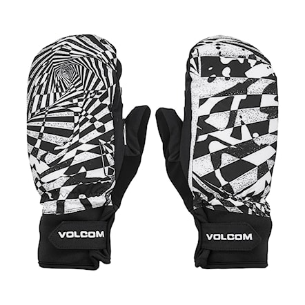 Rukavice na snowboard Volcom V.co Nyle Mitt black white 2024 - 1