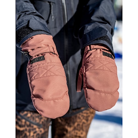 Snowboard Gloves Volcom Wms Peep Gore-Tex Mitt earth pink 2024 - 3