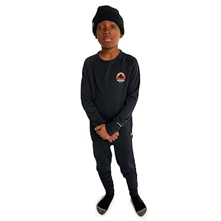 Sada funkčnej bielizne Burton Kids 1St Layer Set true black 2025 - 2