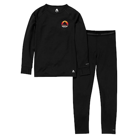 Zestaw bielizny funkcyjnej Burton Kids 1St Layer Set true black 2025 - 8