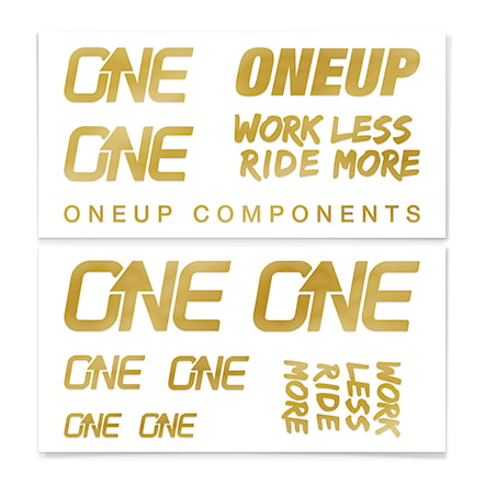 Stickers OneUp Decal Kit Handlebar gold (kashima) - 1