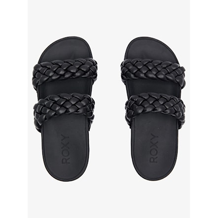 Pantofle Roxy Slippy Braided black 2023 - 4