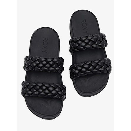 Slide Sandals Roxy Slippy Braided black 2023 - 7