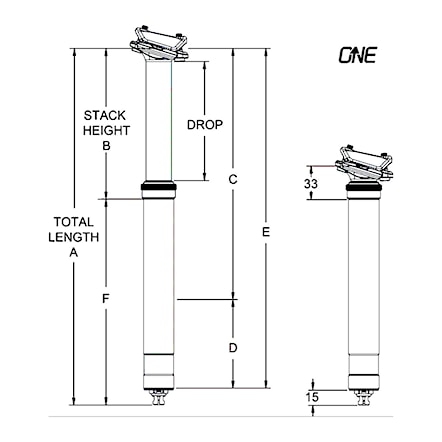 Sedlovka OneUp Dropper Post V2 31.6 mm black - 9