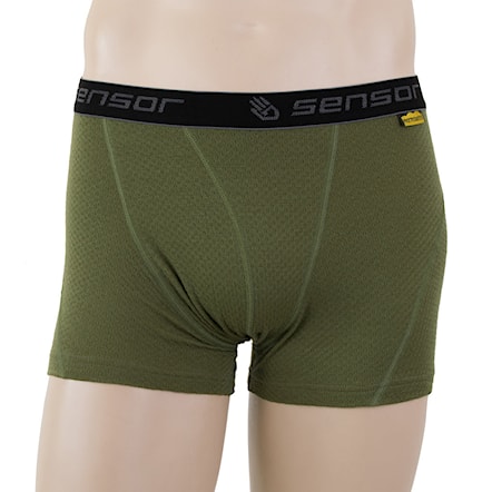 Boxer Shorts Sensor Merino Double Face safari green 2024 - 2