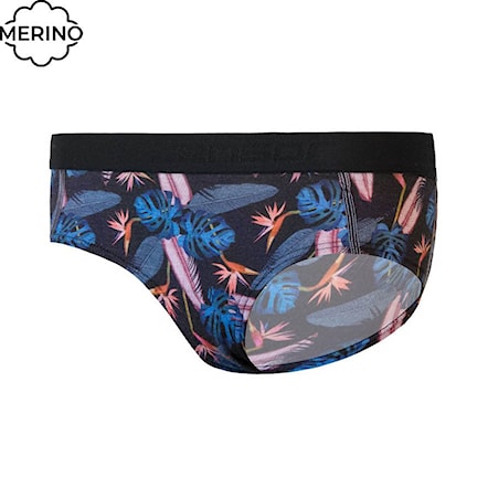 Kalhotky Sensor Merino Impress černá/floral 2021 - 1