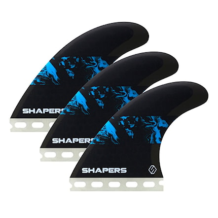 Surfboard Fins Shapers Core Lite Tri Single black/blue - 1