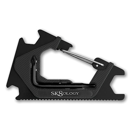 Náradie na longboard Sk8Ology Carabiner Skate Tool 2.0 black/black - 1