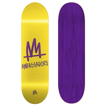 Skate Deck Ambassadors Medium Mark-T Yellow 8.125 2019 - 1
