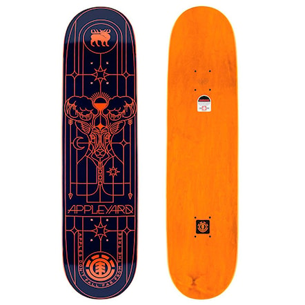 Skate Deck Element Appleyard Divuldge 8.1 orange/blue 2016 - 1